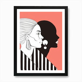 Portrait Of A Woman 455 Art Print