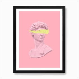 David In Pink Art Print