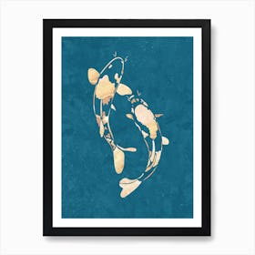 Koi Fish Canvas Print Art Print