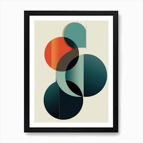 Abstract Circles Art Print