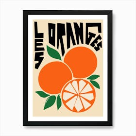 Les Oranges Art Print