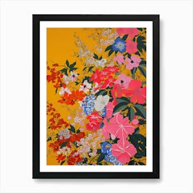 Hokusai  Great Japan Flowers Japanese 14 Art Print