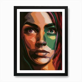 Portrait Of A Woman 9 Art Print