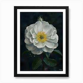 White Rose Art Print