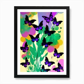 Butterflies - Screenshot Art Print