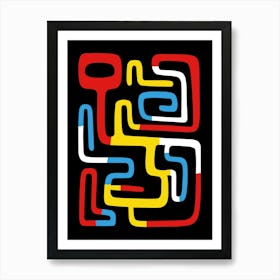 Mid Century Abstract 2 Art Print