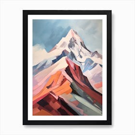 Mount Foraker Usa 1 Mountain Painting Art Print