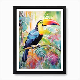 Colourful Toucan 1 Art Print