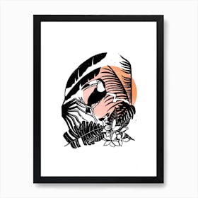 Lino Toekan Art Print