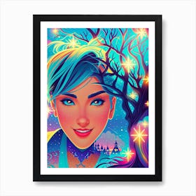 Fairytale Girl 1 Art Print