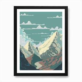 Mountain Landscape 3 Art Print