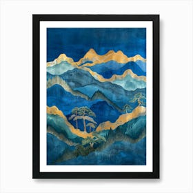 Blue Mountains 4 Art Print