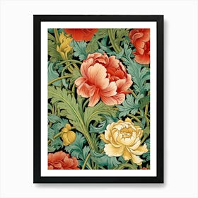 William Morris Peonies 2 Art Print