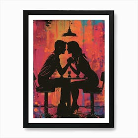 Love At First Sight, Vibrant, Bold Colors, Pop Art Art Print