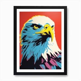 Andy Warhol Style Bird Bald Eagle 3 Art Print