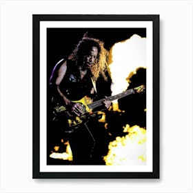 Kirk Hammett Metallica band music 4 Art Print