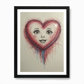 Heart Of Love 66 Art Print