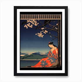Tomamu Resort, Japan Vintage Travel Art 2 Art Print