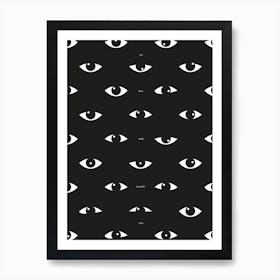 Yeux Magnifiques Affiche Minimaliste pour Salon