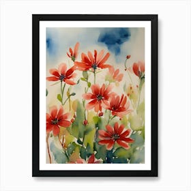 Red Cosmos Affiche