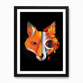 Autumn Fox Art Print