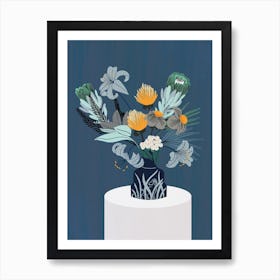 Flowers For Capricorn Art Print