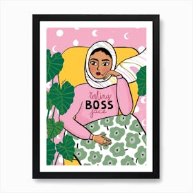 Boss Lady Layla Art Print