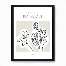 Atelier Botanique 3 Art Print