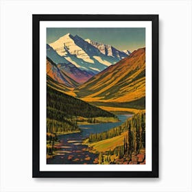 Jasper National Park 2 Canada Vintage Poster Art Print