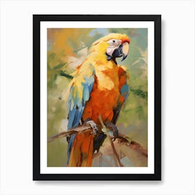 Bird Painting Macaw 4 Art Print