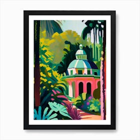 Jardim Botânico De Curitiba, Brazil Abstract Still Life Art Print