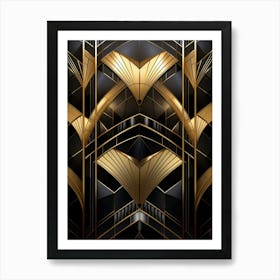 Geometric Pattern Illustration 14 Art Print