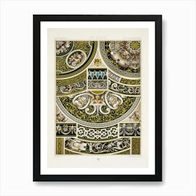 16th Century Pattern, Albert Racine 3 Art Print