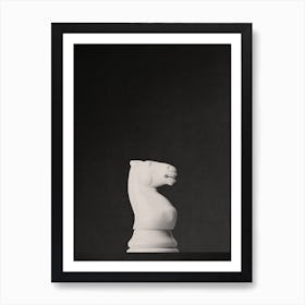 CHESS - The White Knight II Art Print