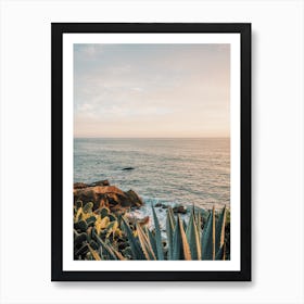 Malibu Ocean Sunset Art Print