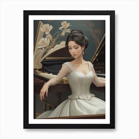 Portrait Of A Chinese Woman Art Print