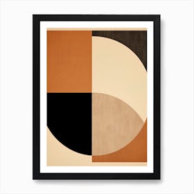 Nebulous Neutrals; Beige Mid Century Cosmos Affiche