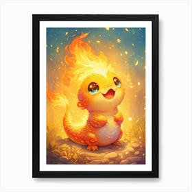 Fire Dragon Poster