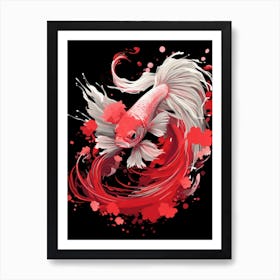 Chinese Koi Fish Art Print