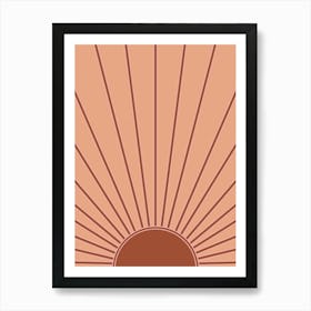 Sun Terracotta Affiche