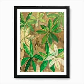 Green Leaves 8 Art Print