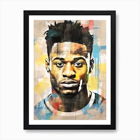 Raheem Sterling (4) Art Print