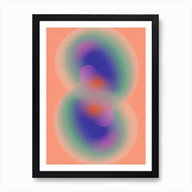 Pastel 8 Pink Aura Art Print