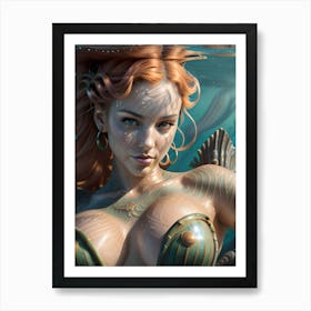 Mermaid-Reimagined 6 Art Print