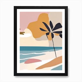 Gili Islands Indonesia Muted Pastel Tropical Destination Art Print