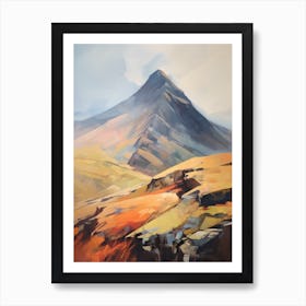 Y Garn Wales 2 Mountain Painting Art Print