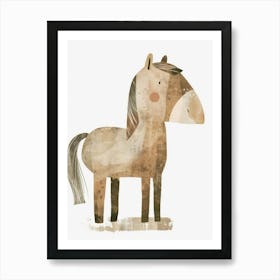 Charming Nursery Kids Animals Pony 2 Art Print