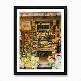 Market In Sorrento Art Print