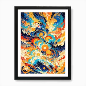 Abstract Painting Eternal Flow Art Print