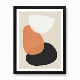 Geometry with expressive circles 5 Art Print